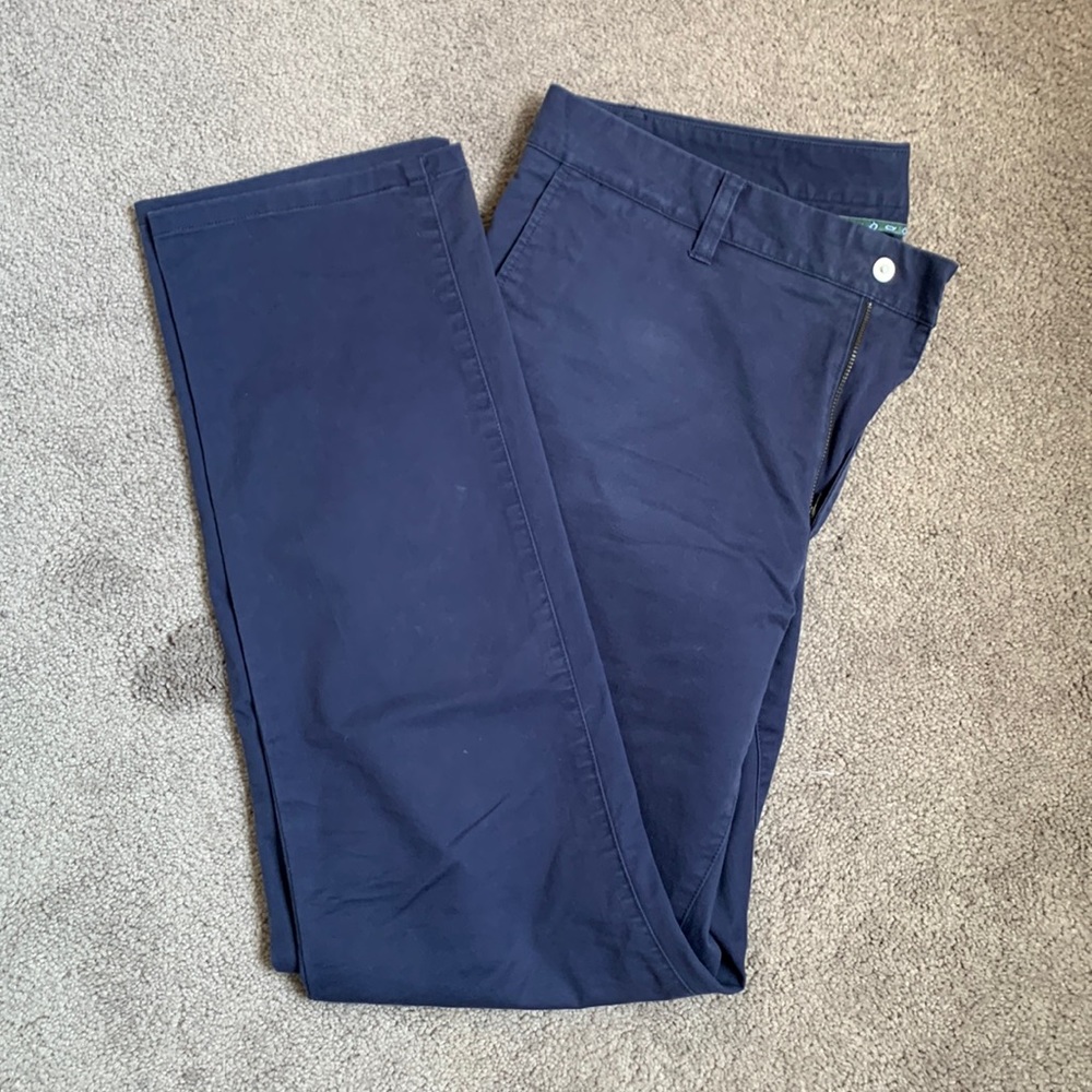 Bonobos Men’s Tailored Fit Navy Blue Chinos, size 34x30
